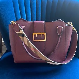 Burberry Dark Plum Tote